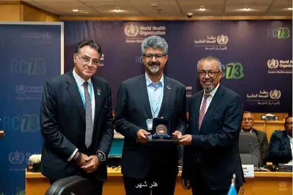 استاد دانشگاه علوم پزشکی تهران جایزه سازمان جهانی بهداشت را دریافت کرد