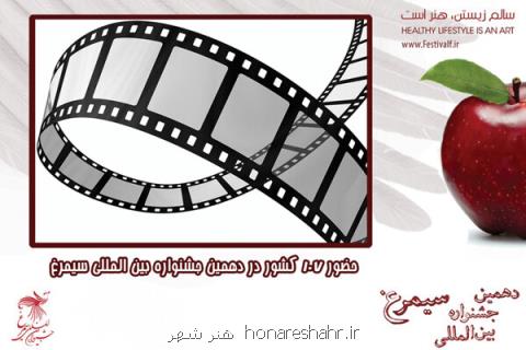 حضور ۱۰۷ كشور در دهمین جشنواره سیمرغ