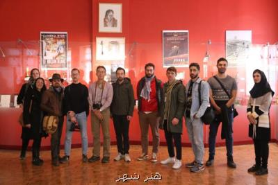 بازدید داوران خارجی جشنواره فیلم كوتاه تهران از موزه سینما