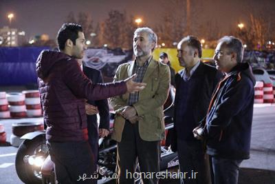 حضور مدیران در تصویربرداری دست فرمون